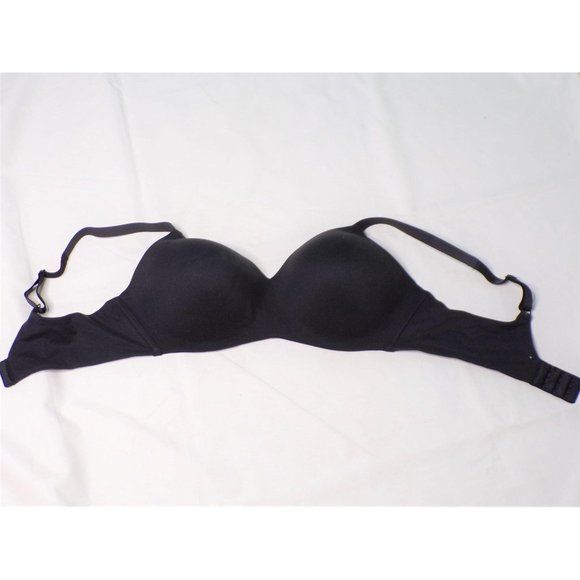 🆕 WACOAL How Perfect Seamless Soft Cup Wireless Bra #852189 Black 36C - Picture 4 of 8